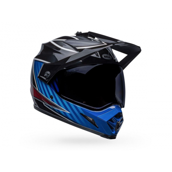 BELL ĶIVERE MX-9 ADVENTURE MIPS DALTON GLOSS BLACK/BLUE