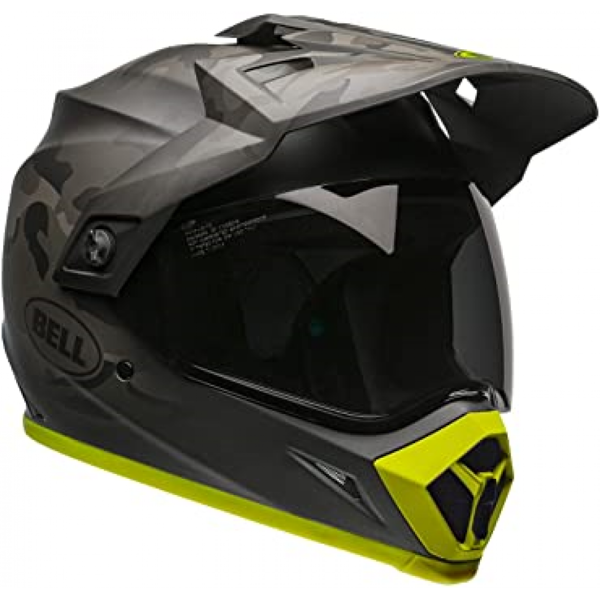 BELL ĶIVERE MX-9 ADVENTURE MIPS STEALTH MATT BLACK CAMO/YELLOW