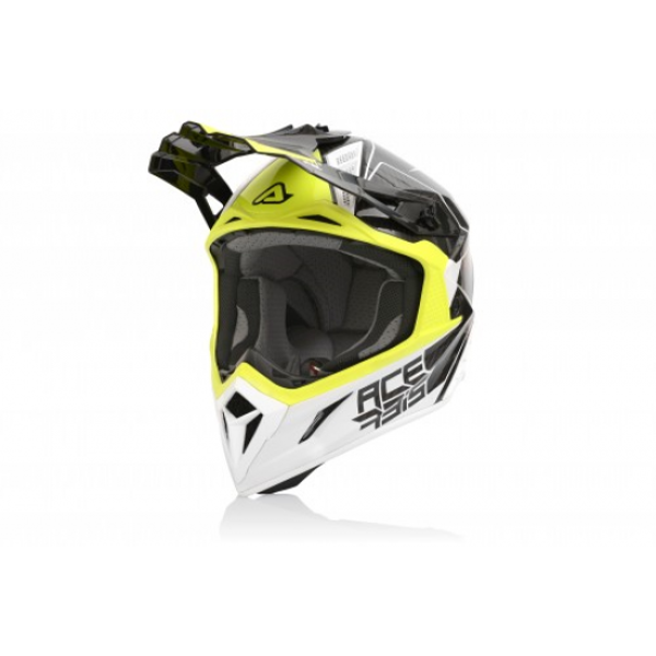 ACERBIS ĶIVERE IMPACT STEEL CARBON WHITE/YELLOW