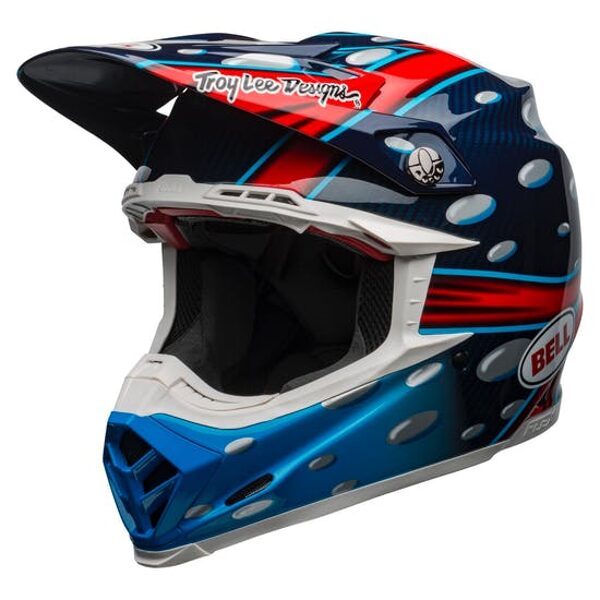 BELL ĶIVERE MOTO 9 FLEX MCGRATH REPL BLUE/RED/BLACK