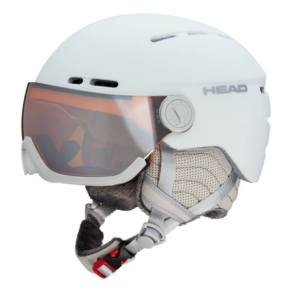 Head helmet Queen White
