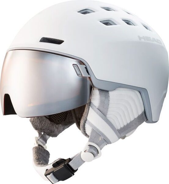 Head helmet Rachel white