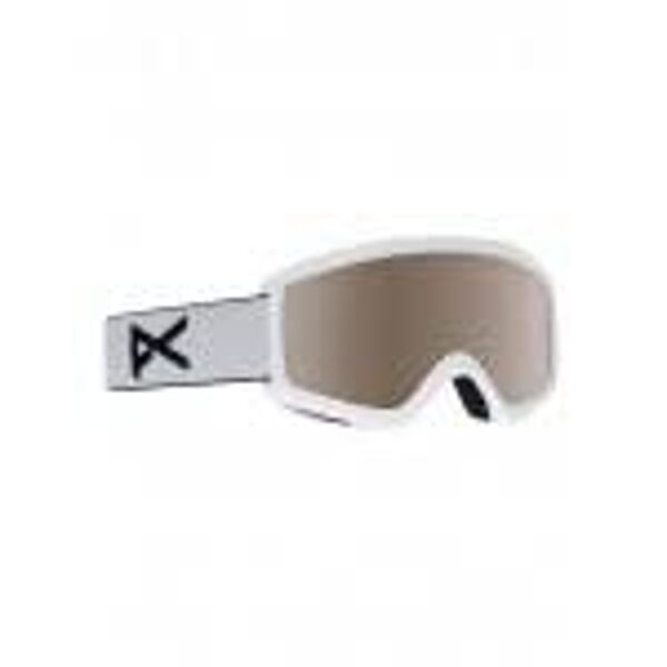 ANON brilles Helix 2.0 matt white w/silver amber /amber