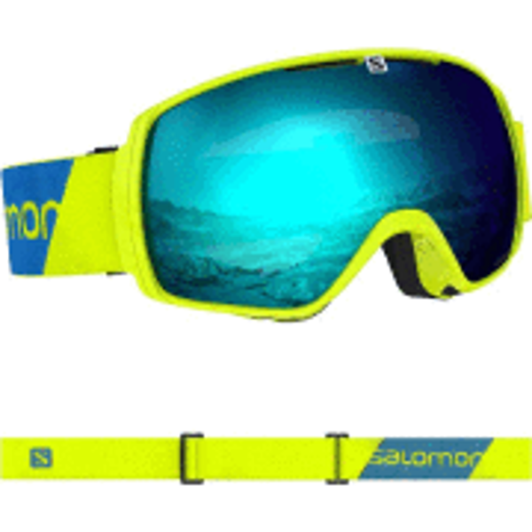 SALOMON brilles XT One yellow w/blue Tri Tech