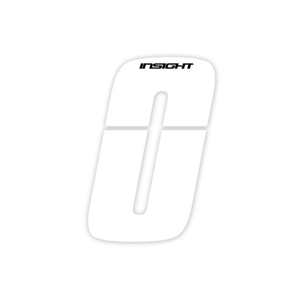 PACK INSIGHT NUMBERS 7.5CM WHITE