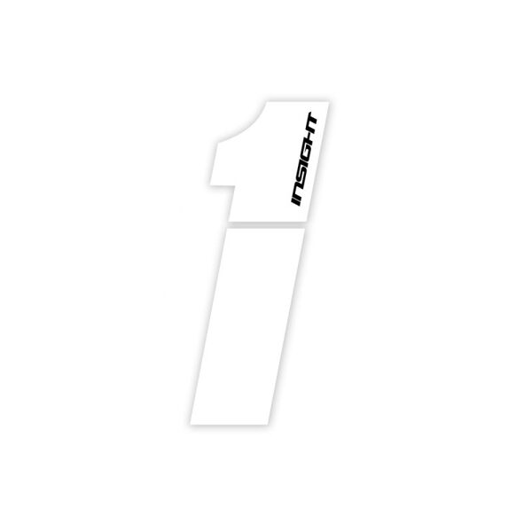 PACK INSIGHT NUMBERS 10CM WHITE
