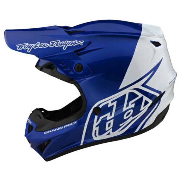 Ķivere Troy Lee Designs SE4 GP Block - Blue/White