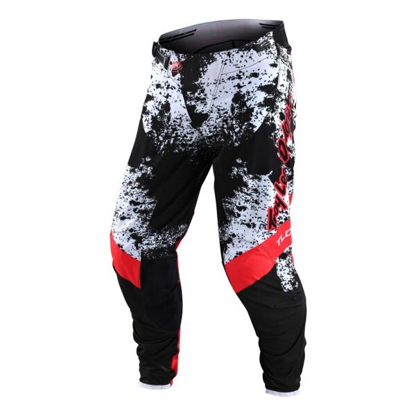 Troy Lee Designs SE ULTRA Pants Grime Black - Rocket Red