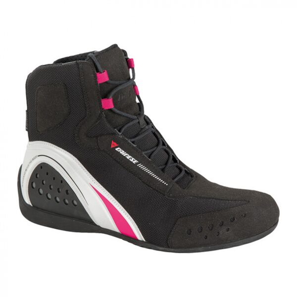 DAINESE ZĀBAKI MOTORSHOE LADY AIR JB BLACK/WHITE/PINK